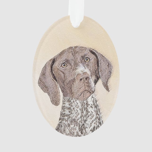 Deutsch Kurzzeitermalerei - Hundekunst Ornament (Rückseite)