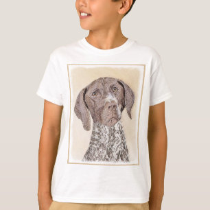 Deutsch Kurzzeitermalerei - Hundekunst T-Shirt