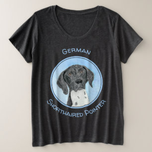 Deutsch Kurzzeitermalerei - Originalkunst Große Größe T-Shirt