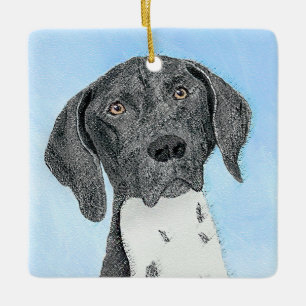 Deutsch Kurzzeitermalerei - Originalkunst Keramikornament