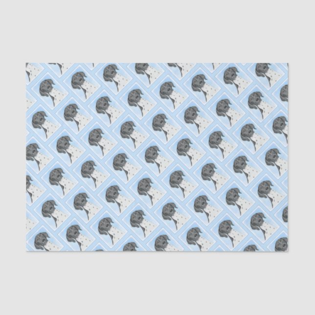 Deutsch Kurzzeitermalerei - Originalkunst Seidenpapier (Vorderseite)