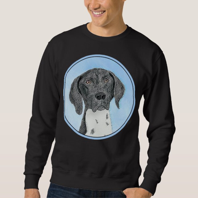 Deutsch Kurzzeitermalerei - Originalkunst Sweatshirt (Vorderseite)