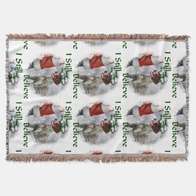 Deutsch Kurzzeitweilig Pointer Weihnachten Decke (Vorderseite)