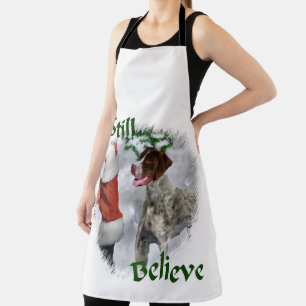 Deutsch Kurzzeitweilig Pointer Weihnachten Schürze