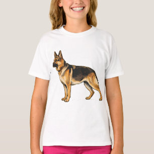Deutsch Langhaar-Doppel-Kissen T-Shirt
