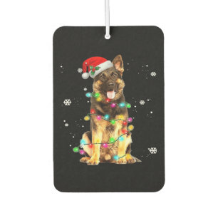 Deutsch Langhaar Hund Baum Weihnachtspullover Xmas Autolufterfrischer