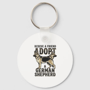 Deutsch Langhaar Hunde Adoption Vintage Rettungshu Schlüsselanhänger