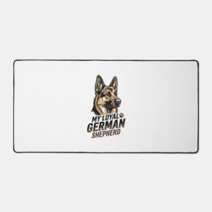Deutsch Langhaar-Shirt Vintage Gravur Hunde Liebha Schreibtischunterlage