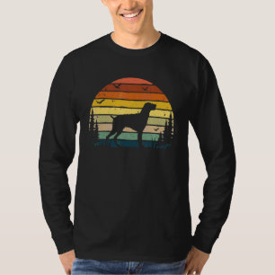 Deutsch Langhaariger Vorstehhund Vintage Retro Mam T-Shirt