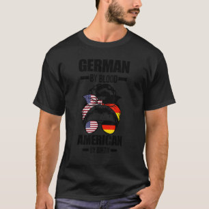 Deutsch nach Blood American nach Geburtsdeutsch T-Shirt