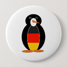 Deutsch Pinguin - Deutscher Flaggen Pinguin