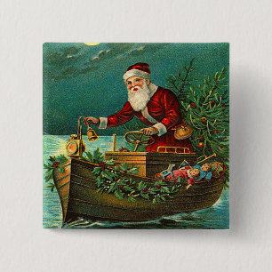 Deutsch-Sankt-Weihnachtsknopf Button