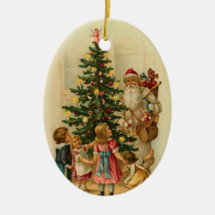 Deutsch-Sankt-Weihnachtsverzierung Keramikornament