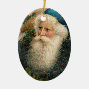 Deutsch-Sankt-Weihnachtsverzierungen Keramikornament