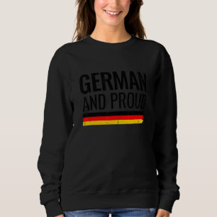 Deutsch und stolz Vintage Deutschland-Flagge Sweatshirt