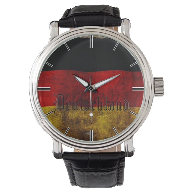 Deutsch - Vintag.. Armbanduhr (Vorderseite)