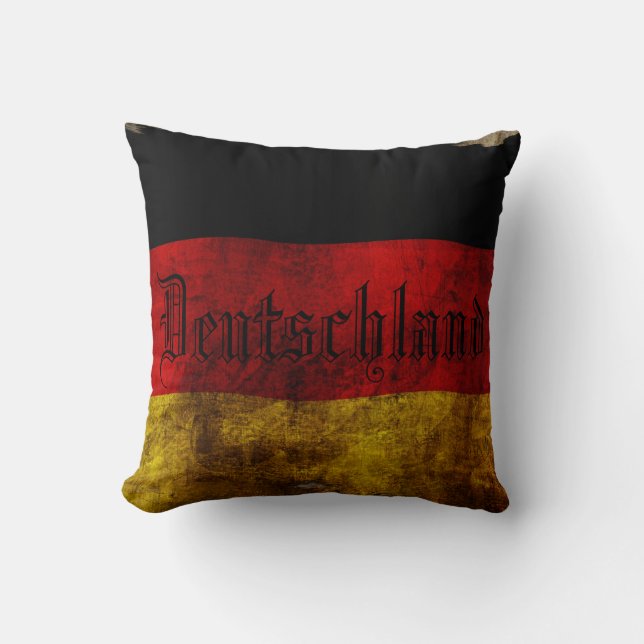 Deutsch - Vintag.. Kissen (Vorderseite)