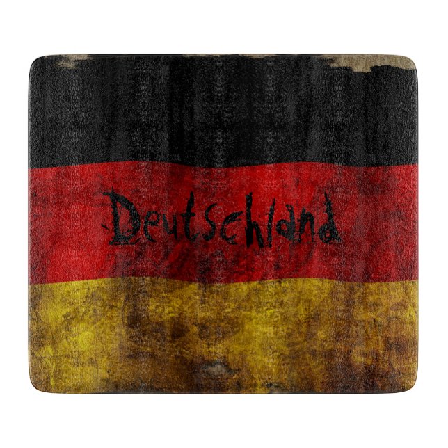 Deutsch - Vintag.. Schneidebrett (Vorderseite)
