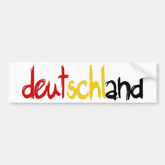 Deutschand Vorlagenentwürfe! Autoaufkleber (Vorne)