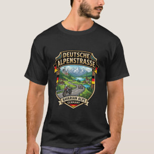 Deutsche Alpenstraße Bayern Panoramastraße T-Shirt