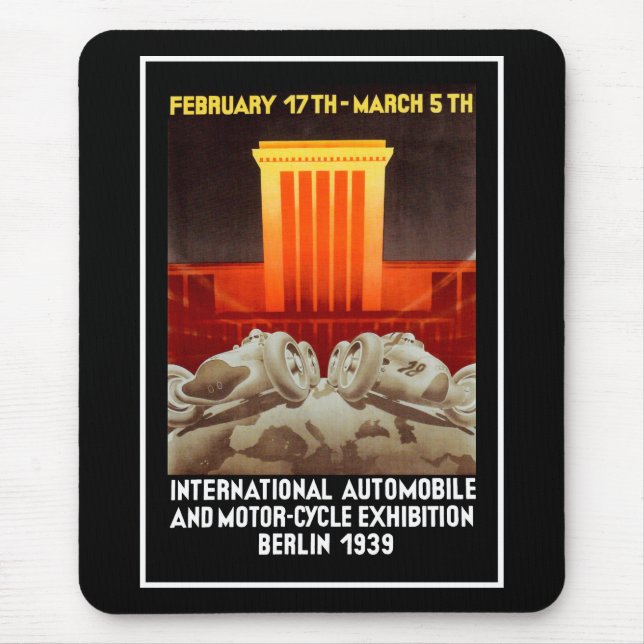 Deutsche Art Deco Auto Show Mousepad (Vorne)