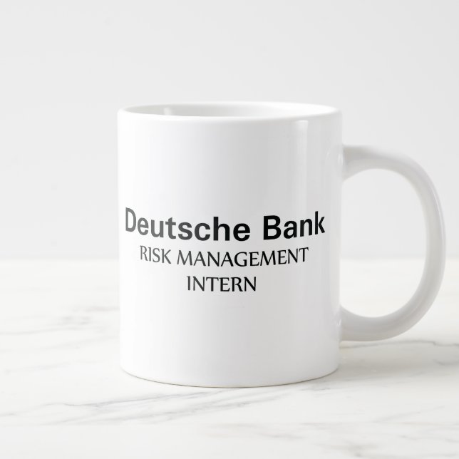 Deutsche Bank Risk Management Intern Jumbo-Tasse (Rechts)