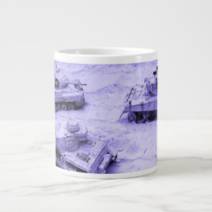 Deutsche Banken in der Schneediorama-Tasse Jumbo-Tasse