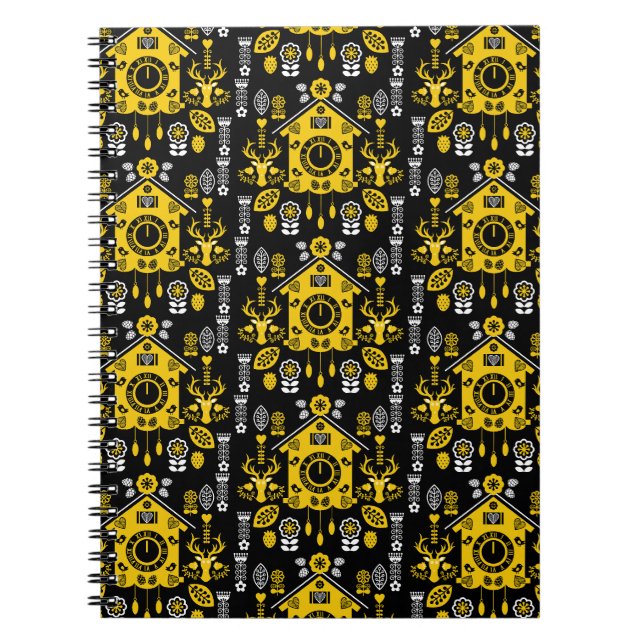 Deutsche Bauernmalerei Kunst Notizblock (Vorderseite)