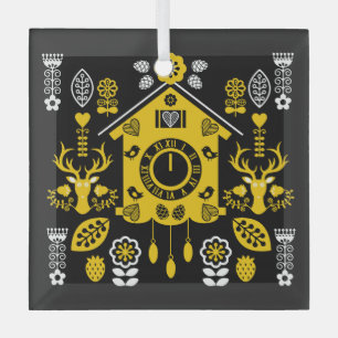 Deutsche Bauernmalerei Kunst Ornament Aus Glas