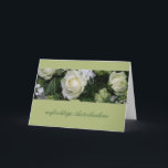 Deutsche Beileid-Karte herzliches Beileid Karte<br><div class="desc">Erstellt aus einem Original Studio Porto Sabbia Foto. Diese deutsche Beileid-Rose ist auch in Englisch und in einigen anderen nicht-englischen Sprachen erhältlich.</div>