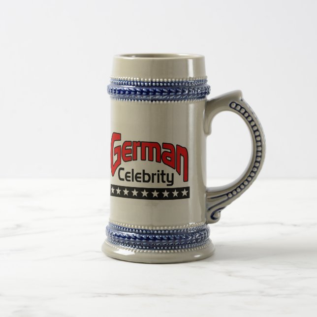 Deutsche Berühmtheit Bierglas (Rechts)