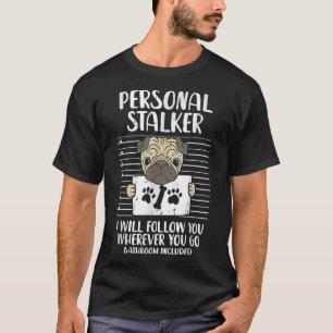 Deutsche Besitzer Welpe ich folgen Ihnen Hund pers T-Shirt