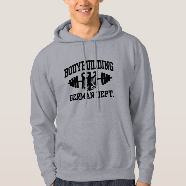 Deutsche Bodybuilding Hoodie (Vorderseite)