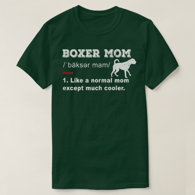 Deutsche Boerhunde oder Welpenbesitzerin MAMA lust T-Shirt (Design vorne)