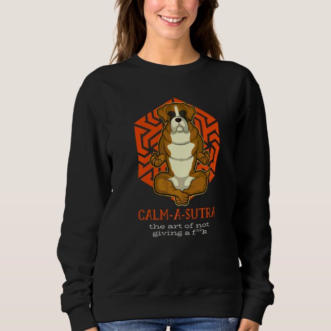 Deutsche Boxer-Hunderasse  54 Sweatshirt (Vorderseite)