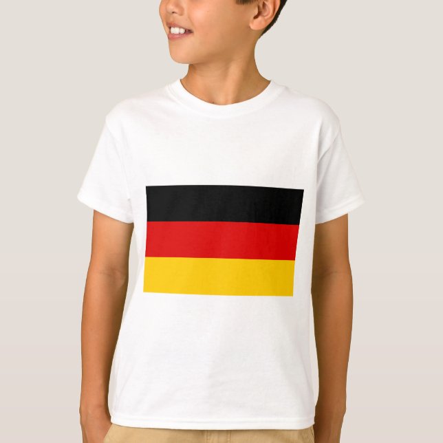 Deutsche Bundesflagge T-Shirt (Vorderseite)
