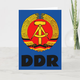 Deutsche Demokratische Republik (DDR, DDR) Ostdeut Dankeskarte