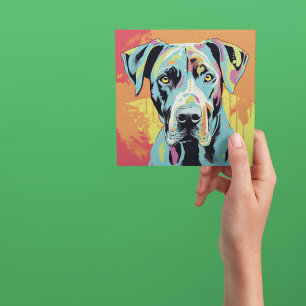 Deutsche-Dogge Abstract Pop Art Jubiläum