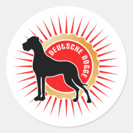 Deutsche Dogge Aufkleber