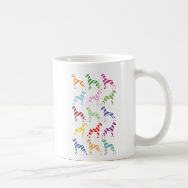 Deutsche Dogge Geschenke Tasse (Rechts)