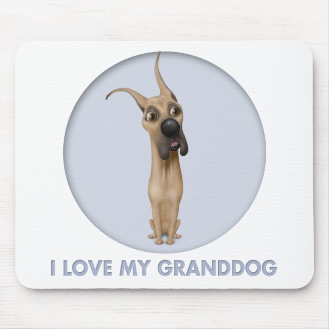 Deutsche Dogge granddog Mousepad (Vorne)