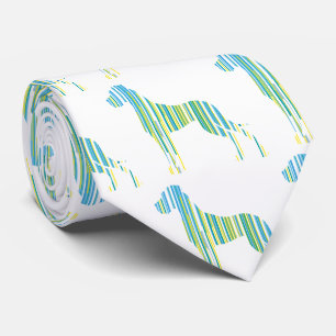 Deutsche Dogge grün Krawatte