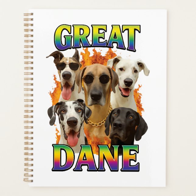 Deutsche Dogge Kopie Planer (Vorderseite)