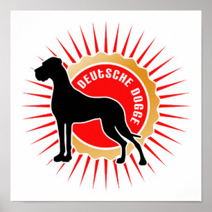 Deutsche Dogge Poster
