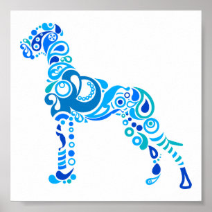 Deutsche Dogge Poster