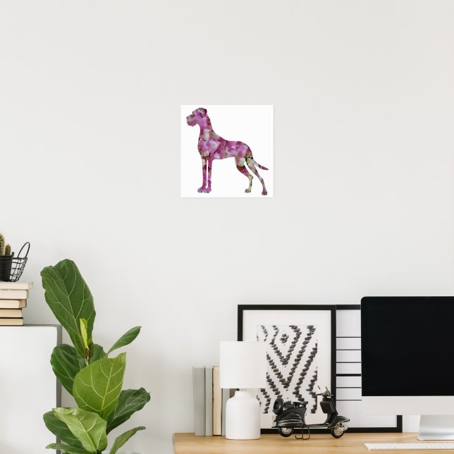 Deutsche Dogge Poster (Heimbüro)
