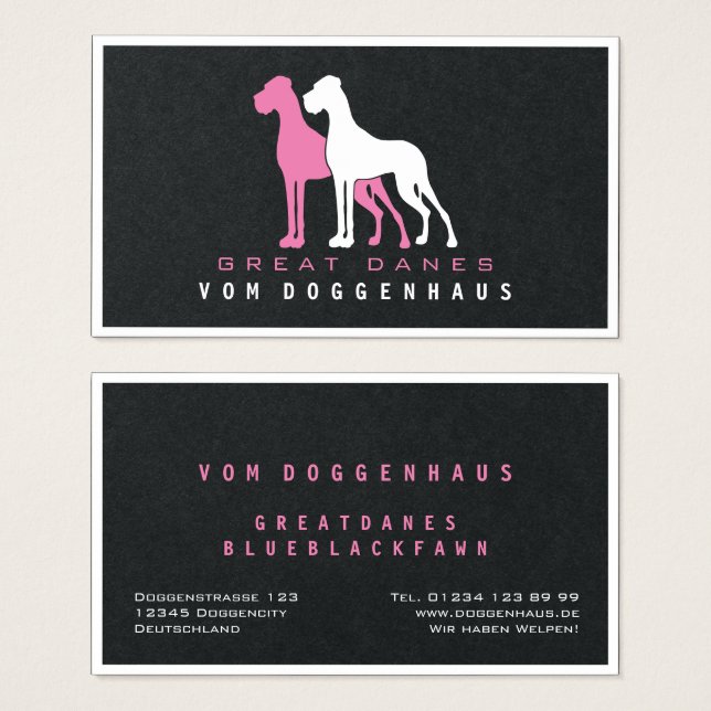 Deutsche Dogge rein (Vorne & Hinten)