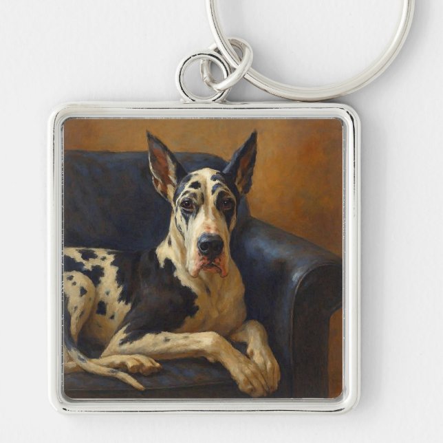Deutsche Dogge Schlüsselanhänger (Vorne)