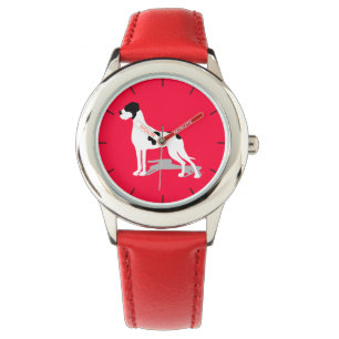 Deutsche Dogge Schwarzer Schecke Armbanduhr