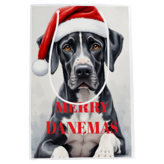 Deutsche Dogge WEIHNACHTEN Mittlere Geschenktüte